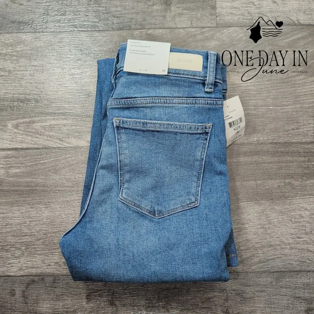 DL1961 Bridget Boot High Rise Instasculpt Bootcut Jeans NWT Size 2 (26)